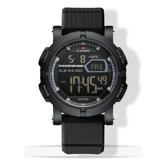 Naviforce Lmpermeable Militar Deportivo Digital Reloj Hombre