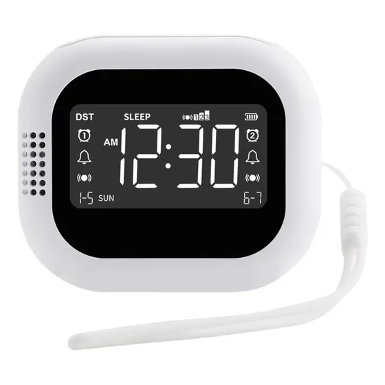 2026 Reloj Despertador Con Vibración Y Pantalla Led, Ruido