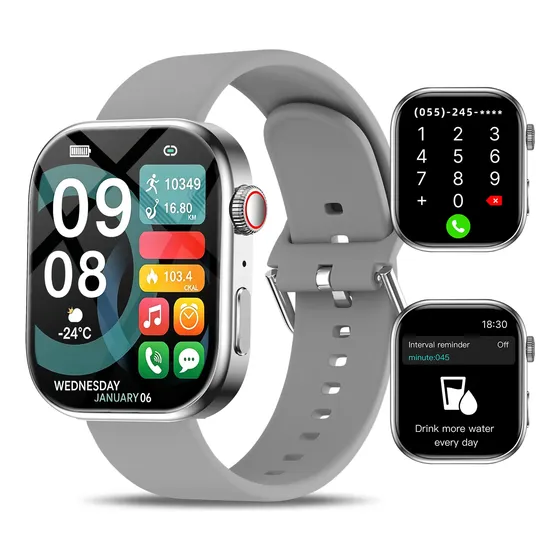 Reloj Inteligente Unisex Para Hombre Y Mujer, Reloj De Fitne