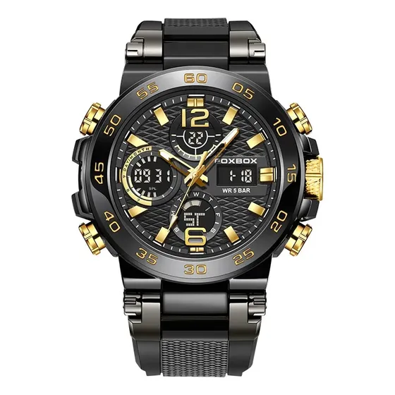 Reloj Foxbox Deportivo Resistente Agua Hombre