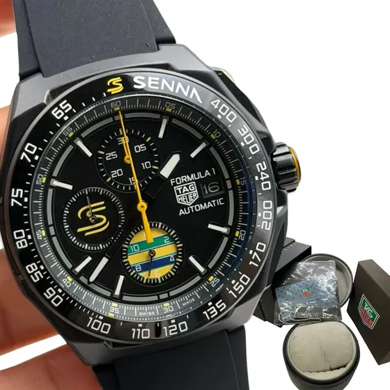 Reloj Relógio Tag Heuer Formula Con Movimiento De Cuarzo Negro Black0