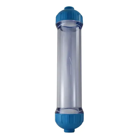 Filtro Agua Lineal T33 Vacio Recargable Rosca Hembra 1/4  Transparente