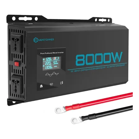 Inversor Senoidal Pure De 8000 W, 12 V/24 V, 220 V, Doble Vo