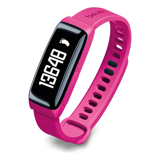 Reloj Beurer As81 Sensor De Actividad Y Sueño C/ Bluetooth Color de la malla Rosa Color del bisel Negro Color del fondo Negro