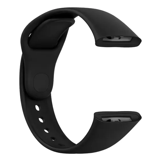 Correa Silicona Compatible Redmi Watch 3 Suave Cómoda Negra