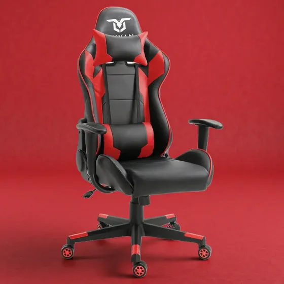 Silla Gamer Pc Dyvan R7 Ergonomica Reclinable De Escritorio Rojo