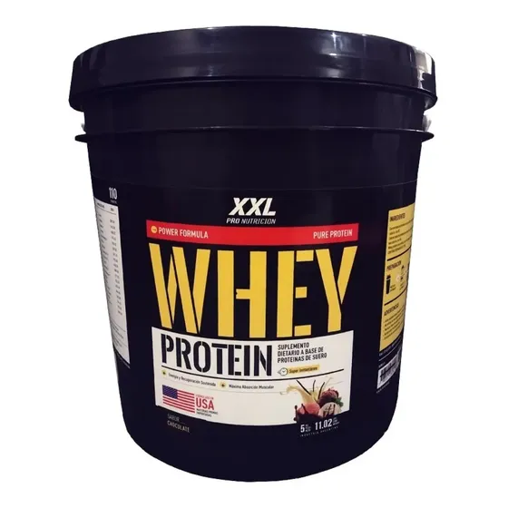 Whey Protein 5 Kg Xxl Proteína Concentrada Pura Sabor Chocolate