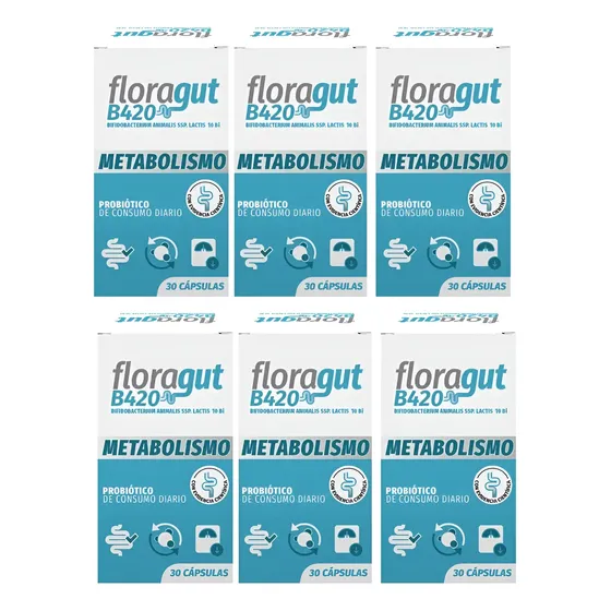Floragut B420 Ayuda Al Control Del Peso 30 Caps (pack X6)