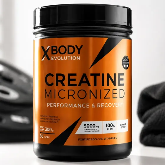 Creatina Monohidratada Micronizada Xbody 300g Pura Premium