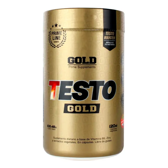 Gold Nutrition Testo Gold Suplemento Testosterona Hombre 120