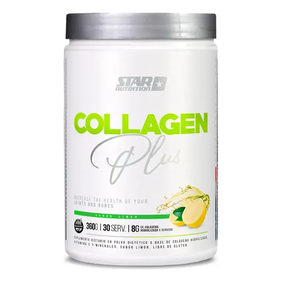 Collagen Plus 360gr En Polvo Sabor Limón - Star Nutrition
