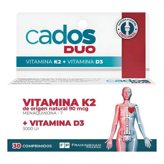 Cados Duo (vitamina K2-vitamina D3) 30comp