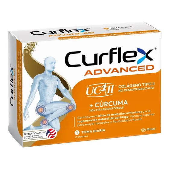 Curflex Advanced Colágeno Tipo Ii + Cúrcuma Articulaciones
