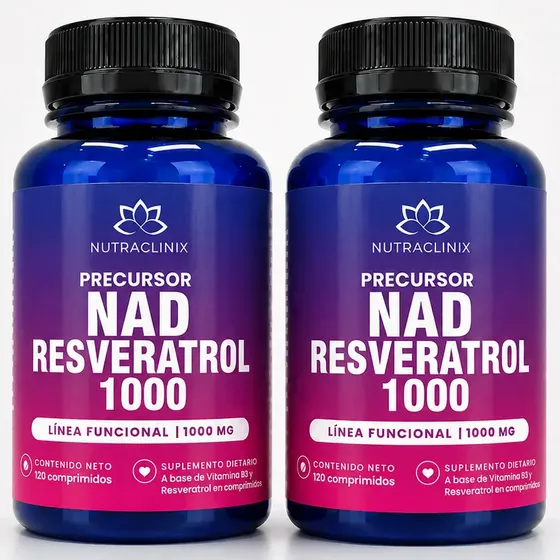 Nad + Resveratrol 1000mg 240 Comp Nutraclinix