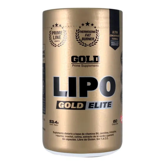 Gold Nutrition Lipo Gold Elite Quemador Termogenico 60c
