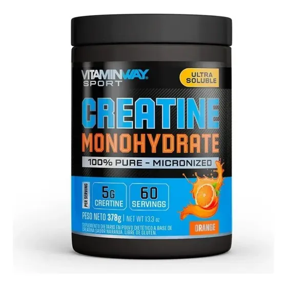 Creatine Monohidrato Micronizada Vitamin Way Sport Naranja