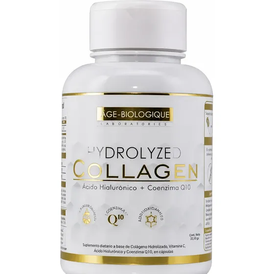 Colágeno Hidrolizado Age Biologique Hialurónico Q10 60cap