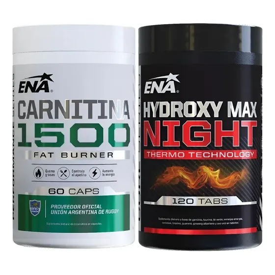 Combo Carnitina + Hydroxy Max Ena