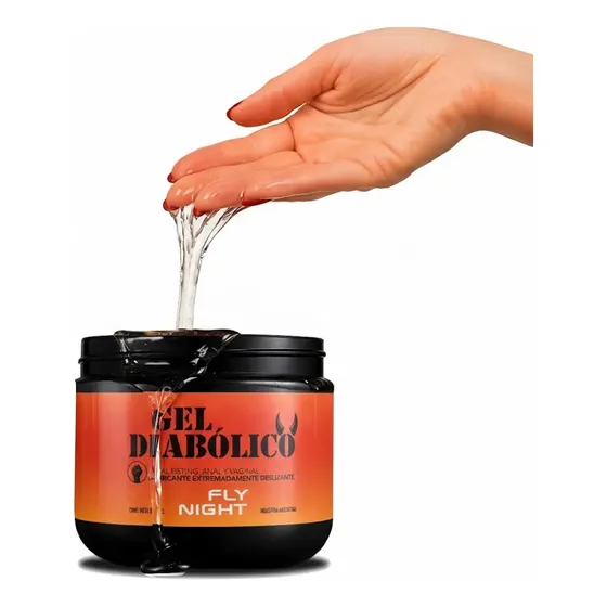 Gel intimo lubricante Diabolico Extremadamente Deslizante Fly Night 500g