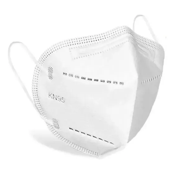 Barbijo Kn95  Blanco 5 Capas Descartable X100 Ajuste Nasal