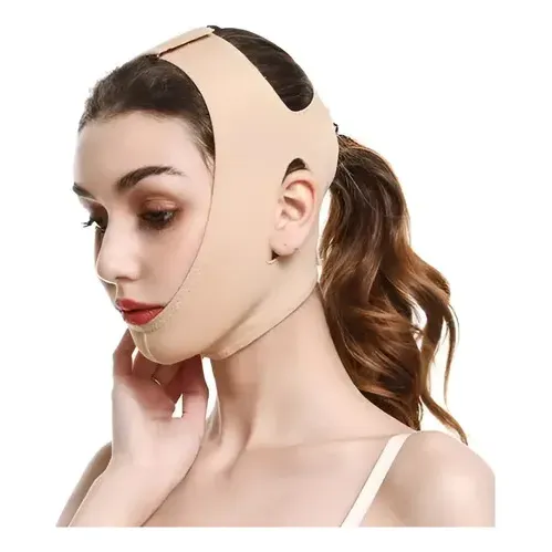 Vendaje Facial Elastizante Relajante Para Reducir Papada