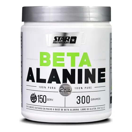 Beta Alanine 100 % Pure X 300 Grs - Star Nutrition Sabor Sin sabor
