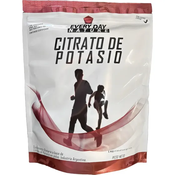 Citrato De Potasio 1kg EDN Nutrition Sabor Neutro Sin Gluten Vegano