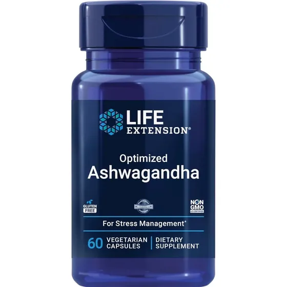 Vitamina Life Extension Fitoterapico Ashwaghandha en cápsula Sin sabor x 56g de 60 un