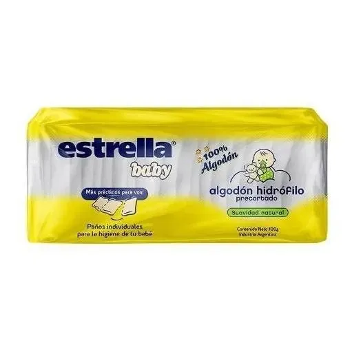 Algodon Precortado Estrella Baby 100 Gramos