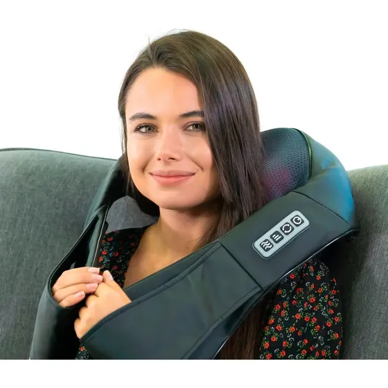 Masajeador eléctrico portátil Caliber Relax 8 negro