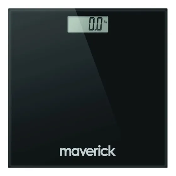 Balanza Digital Simple Maverick Bpd03 Hasta 180kg Negro