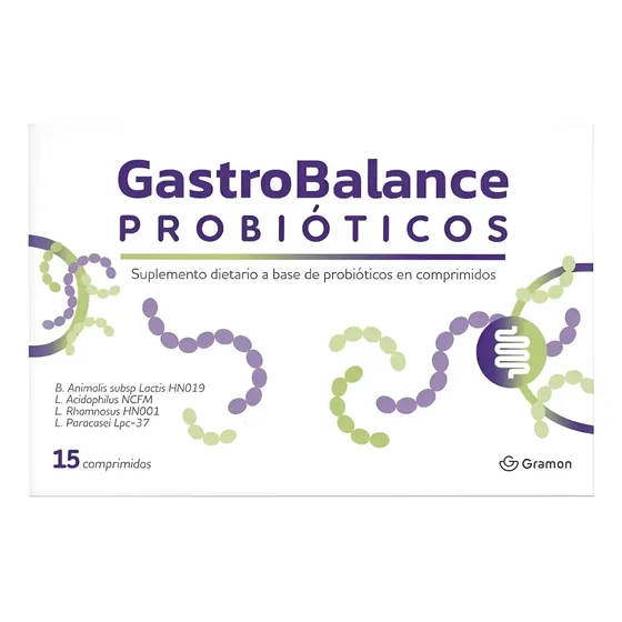 Gastrobalance Probióticos  Suplemento Dietario X 15 Comp