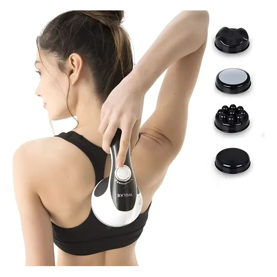 Masajeador Wolke Cervical Lumbar Pies Calor Gtia + Rodillos