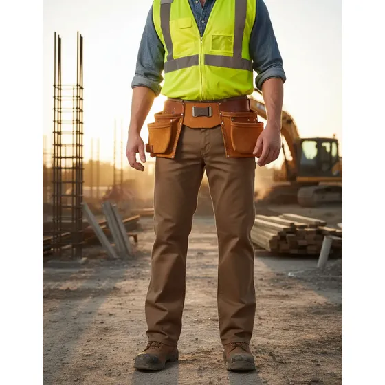 Pantalón De Trabajo Clásico Ombú Con Cierre 100% Original