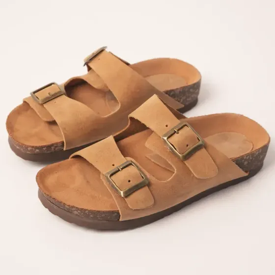 Birkenstock Birk Sandalias Cuero Mujer Comodas