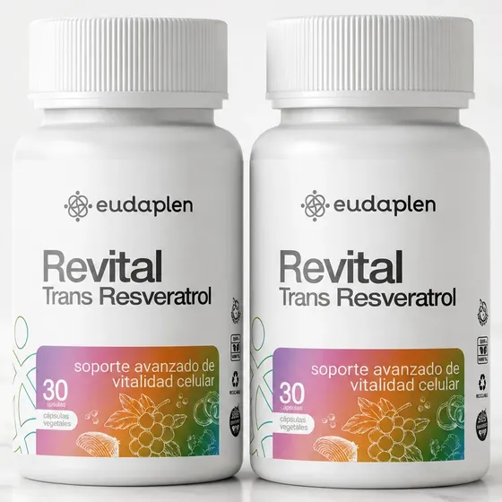 Trans Resveratrol Eudaplen Revital Caps Pack X2 Antioxidante