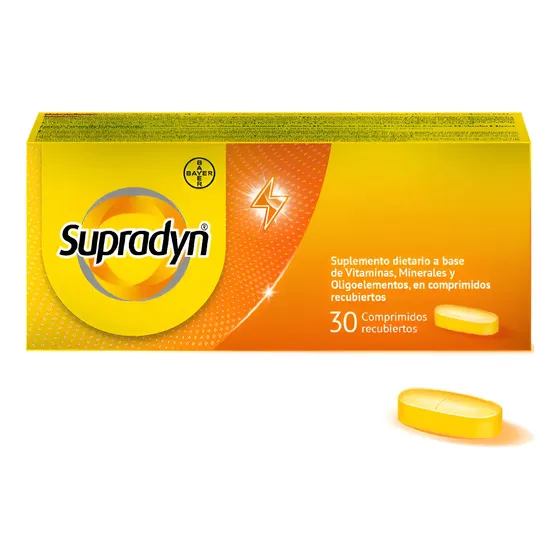 Suplemento Supradyn Comprimidos Laqueado X 30 Vitamina Bayer