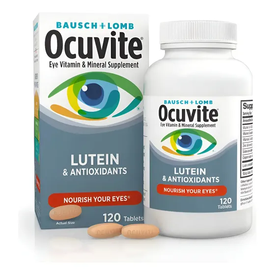 Ocuvite Preservision Lutein 120 Caps Bausch Lomb Import Eeuu