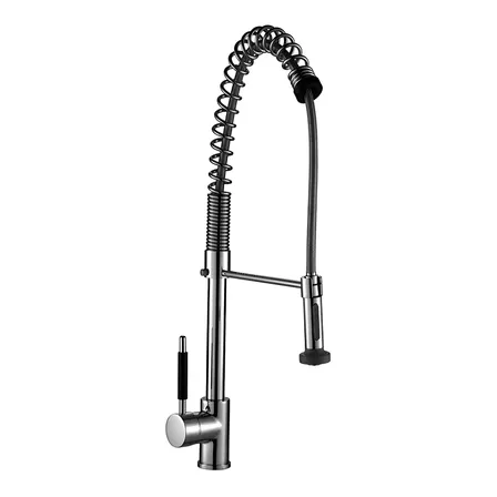 Grifo De Cocina Monocomando Gadnic Flexible Y Giratorio Alta Gama