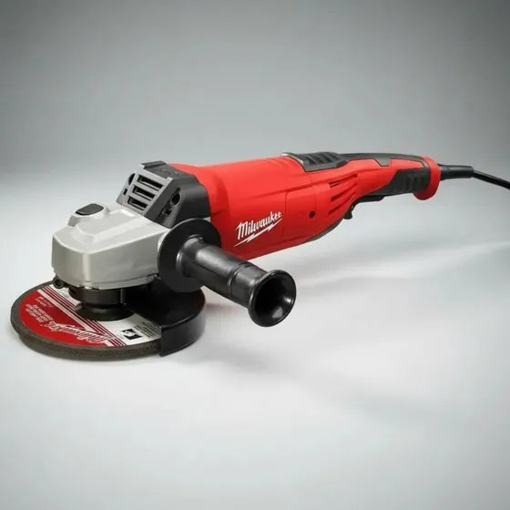 Amoladora Angular + Accesorio Milwaukee 6086-59a Color Rojo 2.2 kw 220 v