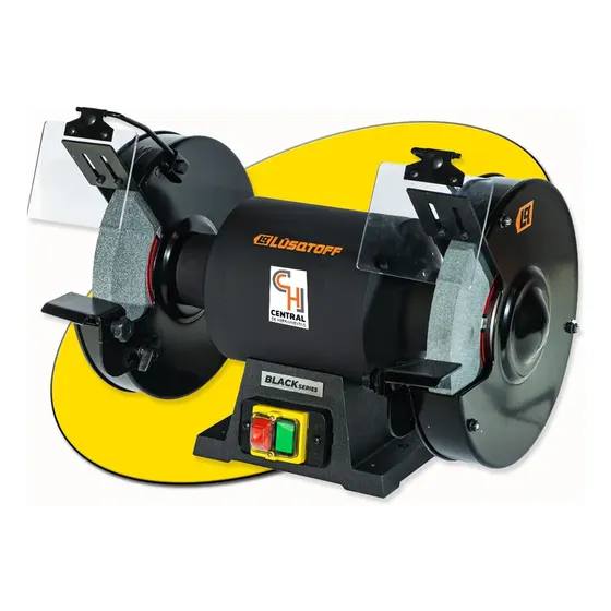 Amoladora Banco 750w 10pulg Desbaste Pulido Lijado Lusqtoff