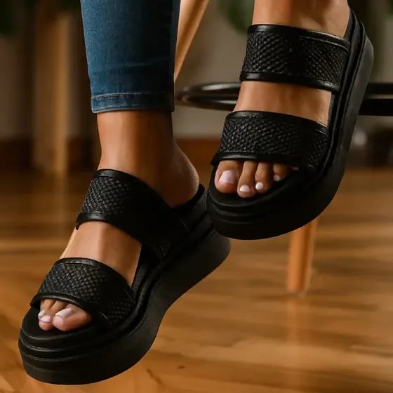 Sandalias Mujer Bajas Plataforma Chatitas Araquina Mila
