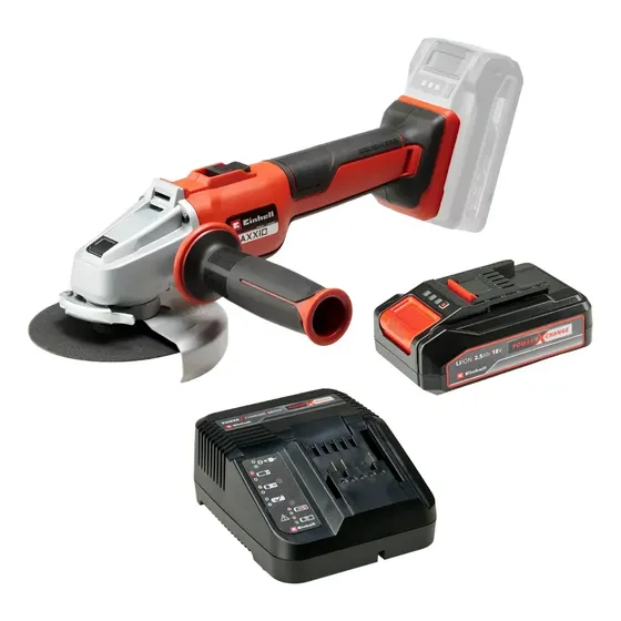 Amoladora Angular Einhell Axxio 18/125 Q Cargador + Bateria