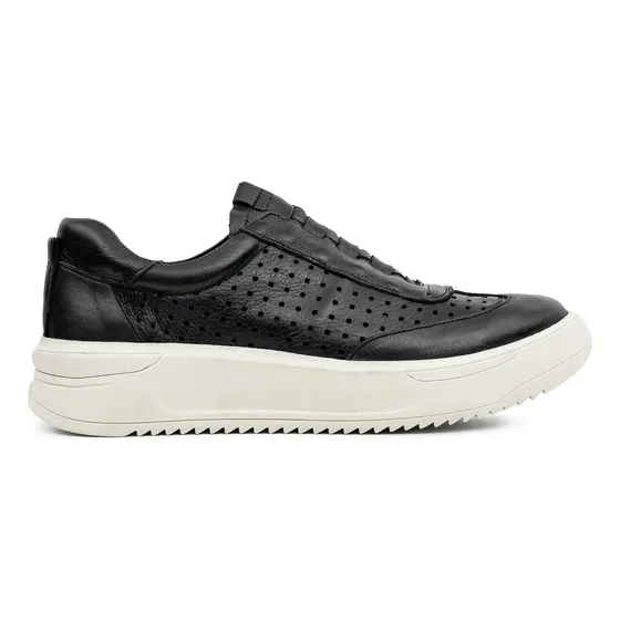 Zapatilla Mujer Cuero Urbana Sneaker Casual Confort Briganti