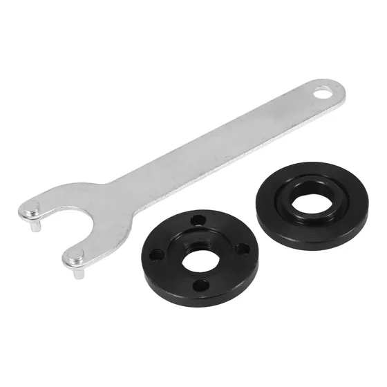 Llave Angular Con Brida Amoladora, Llave Inglesa, Cerradura  Black & Silver