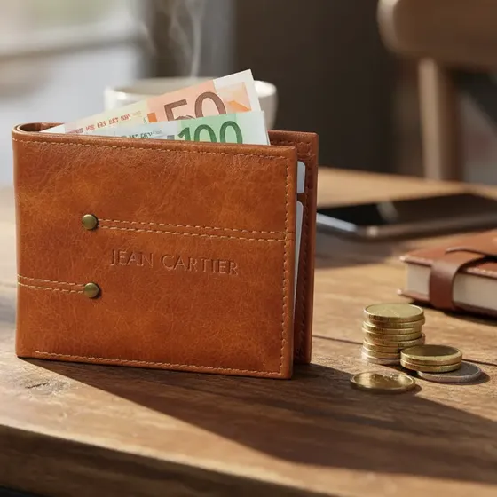 Billeteras De Hombre Cuero Ecologico Tarjetero Jean Cartier