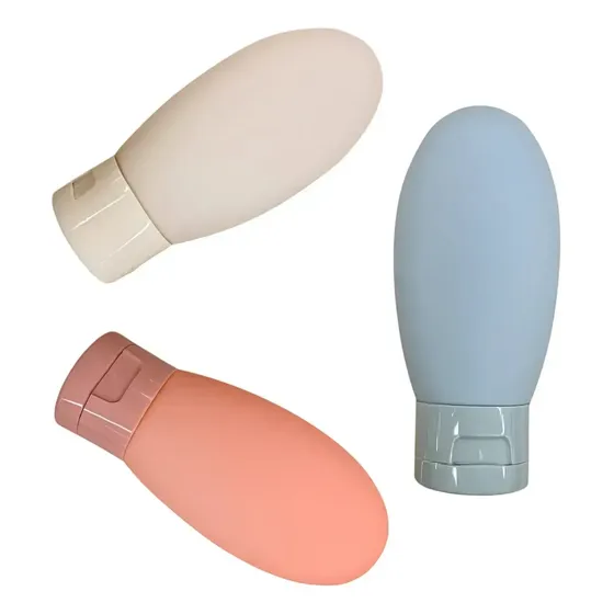Neceser Vinben Travel 3 Frascos Recargables Silicone Viaje Avión 60ml