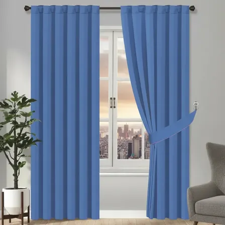 Cortina Blackout Premium 140x220cm Lisa Tapa Oscuridad 100 %