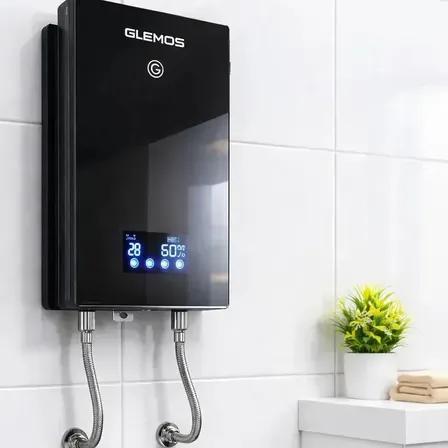 CALEFON ELECTRICO INSTANTANEO GLEMOS GL10 NEGRO