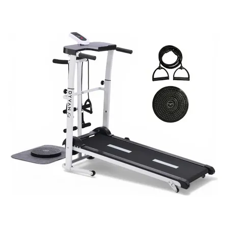 Cinta Caminadora Mecanica Correr Dyvan Caminar Fitness M50 Blanco